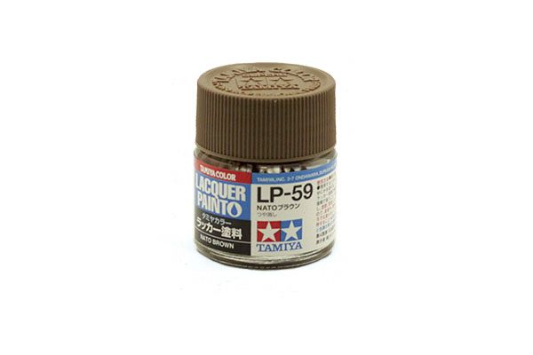 TAMIYA  82159 LP-59 NATO BROWN LACQUER PAINT  UK SALE ONLY 