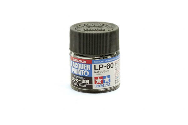 TAMIYA  82160 LP-60 NATO BLACK LACQUER PAINT  UK SALE ONLY 