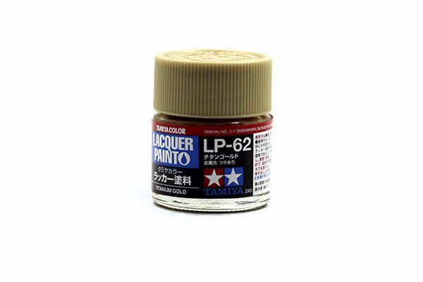 TAMIYA  82162 LP-62 TITANIUM GOLD LACQUER PAINT  UK SALE ONLY 