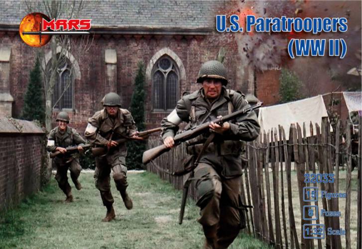 MARS 1/32 32033 WWII U.S. Paratroopers 