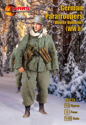 MARS 1/32 32034 GERMAN PARATROOPERS  WINTER UNIFORM 