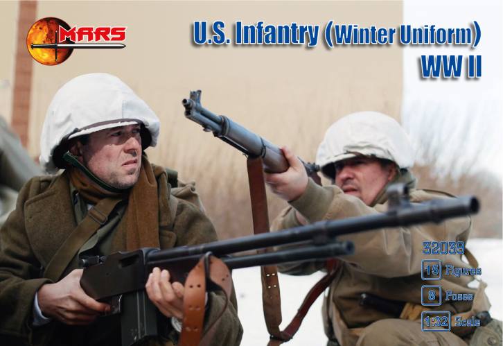 MARS 1/32 32039 U.S. INFANTRY  WINTER UNIFORM  WWII
