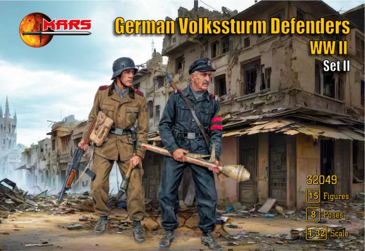 MARS 1/32 32049 GERMAN VOLKSSTURM DEFENDERS SET II