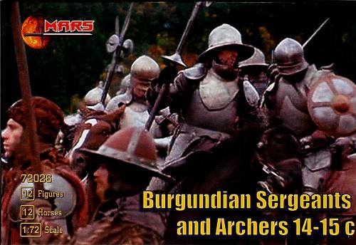 MARS 1/72 72026 BURGUNDIAN SERGEANTS AND ARCHERS 14-15C