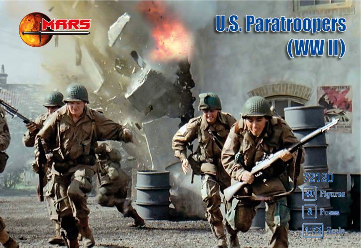 MARS 1/72 72120 U.S. PARATROOPERS WWII