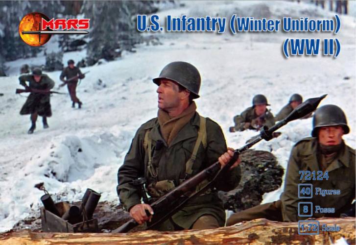 MARS 1/72 72124 WWII U.S. Infantry  Winter Uniform  