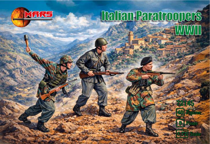MARS 1/72 72145 ITALIAN PARATROOPERS WWII