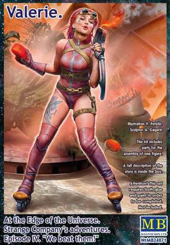 MASTERBOX 1/24 24071 VALERIE. AT THE EDGE OF THE UNIVERSE. STRANGE COMPANYS ADVENTURES. EPISODE IV. WE BEAT THEM