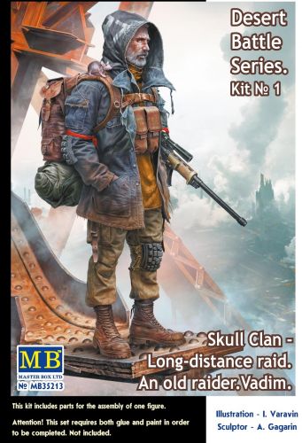 MASTERBOX 1/35 35213 DESERT BATTLE SERIES  1 SKULL CLAN LONG DISTANCE RAID. AN OLD RAIDER. VADIM