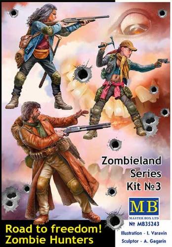 MASTERBOX 1/35 35243 ZOMBIELAND SERIES 3 - ROAD TO FREEDOM ZOMBIE HUNTERS