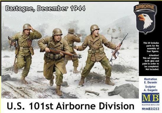 MASTERBOX 1/35 35253 US 101ST AIRBOURNE DIVISION - BASTOGNE DECEMBER 1944