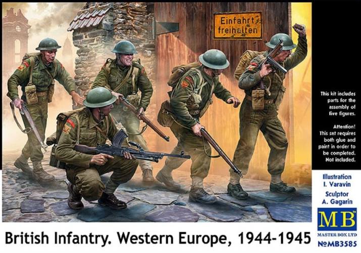 MASTERBOX 1/35 3585 BRITISH INFANTRY WESTERN EUROPE 1944-1945