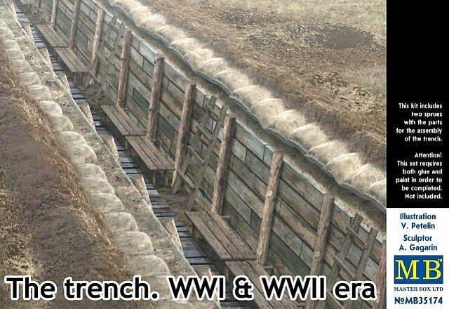MASTERBOX 1/35 35174 THE TRENCH WWI   WWII ERA