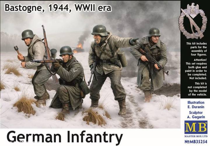 MASTERBOX 1/35 35254 WWII GERMAN INFANTRY - BASTOGNE 1944