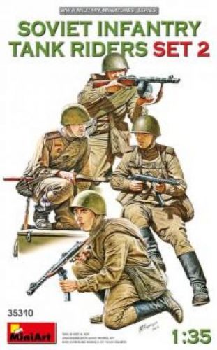 MINIART 1/35 35310 SOVIET INFANTRY TANK RIDERS