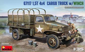 MINIART 1/35 35389 G7117 1.5T 4X4 CARGO TRUCK WITH WINCH