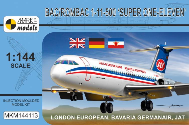 MARK I MODELS 1/144 144113 BAC 1-11-500 SUPER ONE ELEVEN