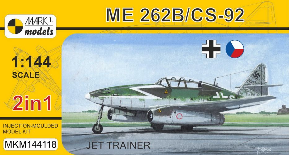 MARK I MODELS 1/144 144118 MESSERSCHMITT ME 262/ CS-92 JET RANGER