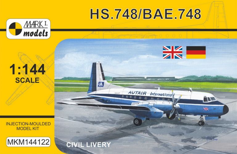 MARK I MODELS 1/144 144122 HS.748/ BAE.748