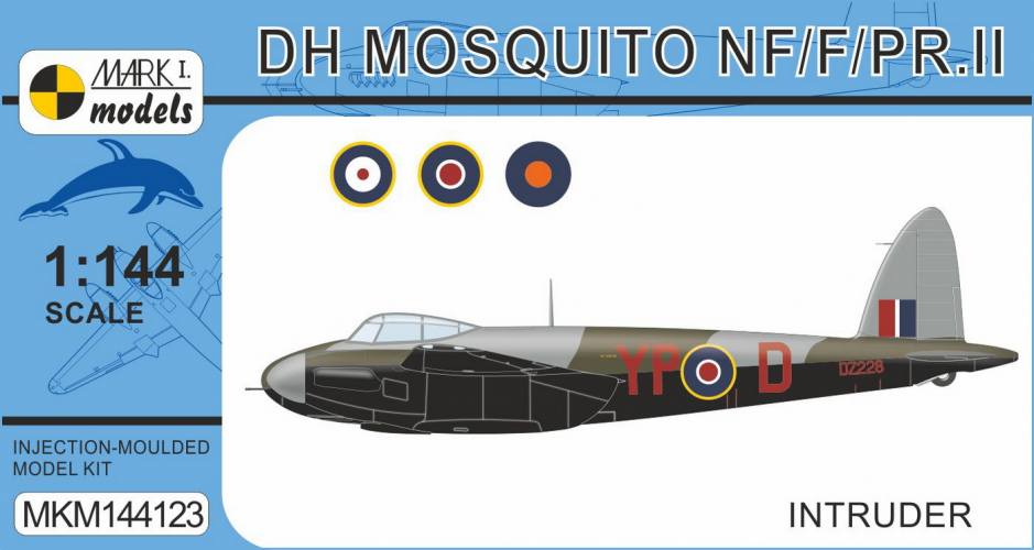 MARK I MODELS 1/144 144123 DH MOSQUITO NF/F/PR.II