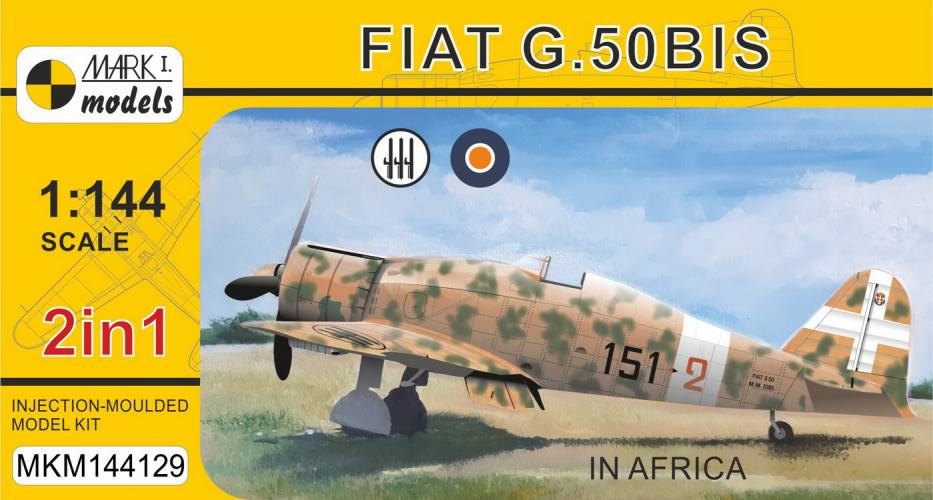 MARK I MODELS 1/144 144129 FIAT G.50 BIS IN AFRICA