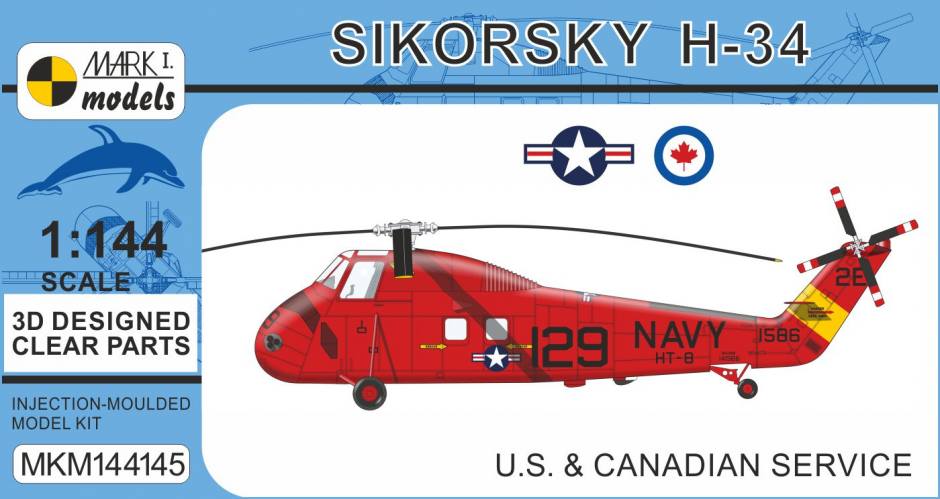MARK I MODELS 1/144 144145 SIKORSKY H-34 U.S.   CANADA SERVICE