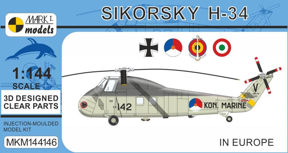 MARK I MODELS 1/144 144146 SIKORSKY H-34 IN EUROPE
