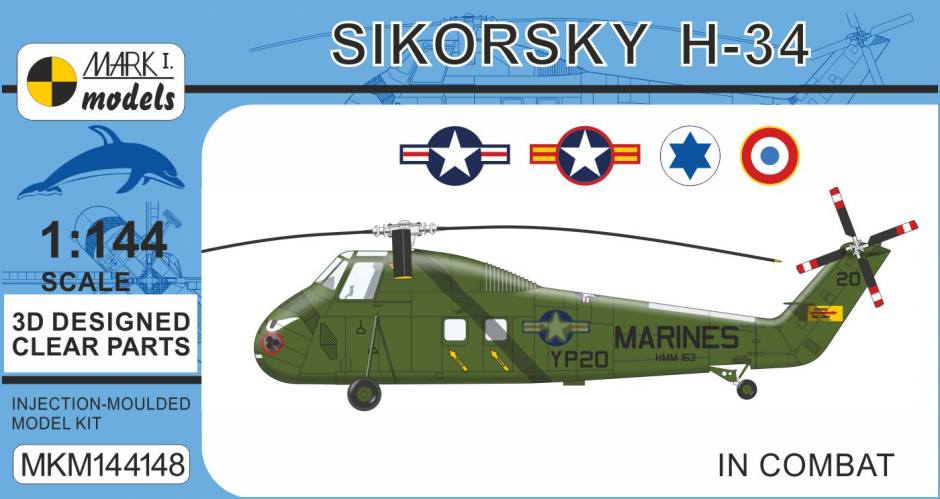 MARK I MODELS 1/144 144148 SIKORSKY H-34 IN COMBAT