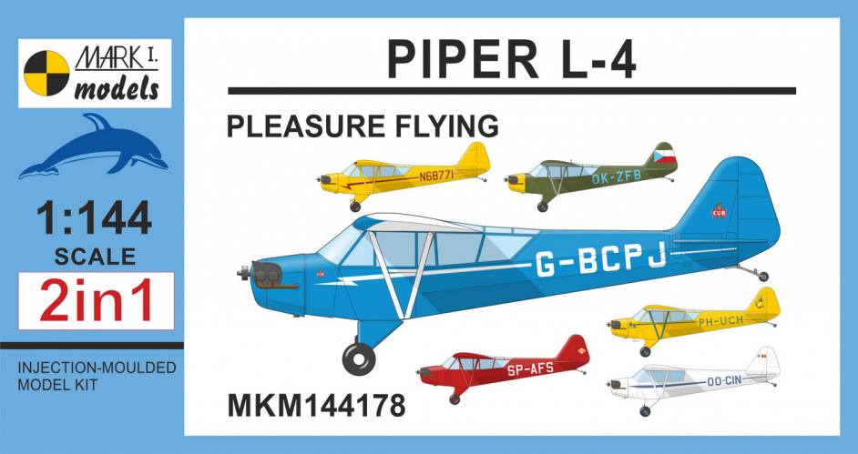 MARK I MODELS 1/144 144178 PIPER L-4 PLEASURE FLYING