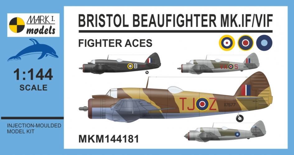 MARK I MODELS 1/144 144181 BRISTOL BEAUFIGHTER MK.IF/VIF