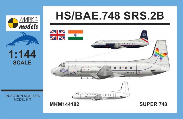 MARK I MODELS 1/144 144182 BRITISH AEROSPACE HS/BAE.748 SRS.2B