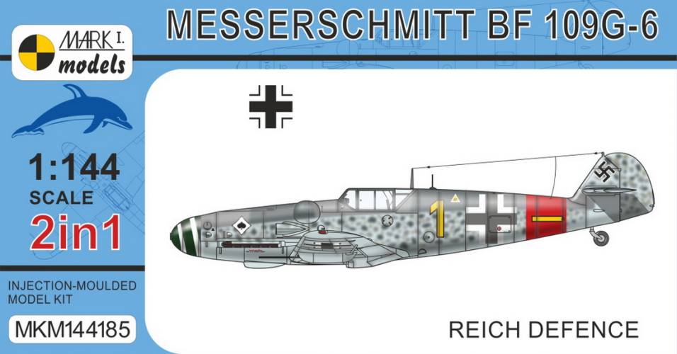 MARK I MODELS 1/144 144185 MESSERSCHMITT BF 109G-6 REICH DEFENCE