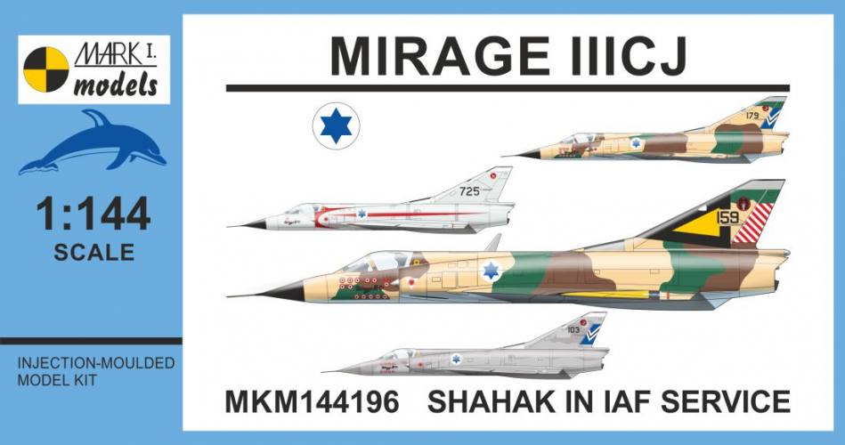 MARK I MODELS 1/144 144196 MIRAGE IIICJ SHAHAK IN IAF SERVICE