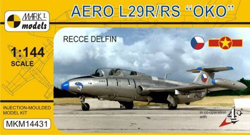 MARK I MODELS 1/144 14431 AERO L-29R/RS OKO RECCE DELFIN