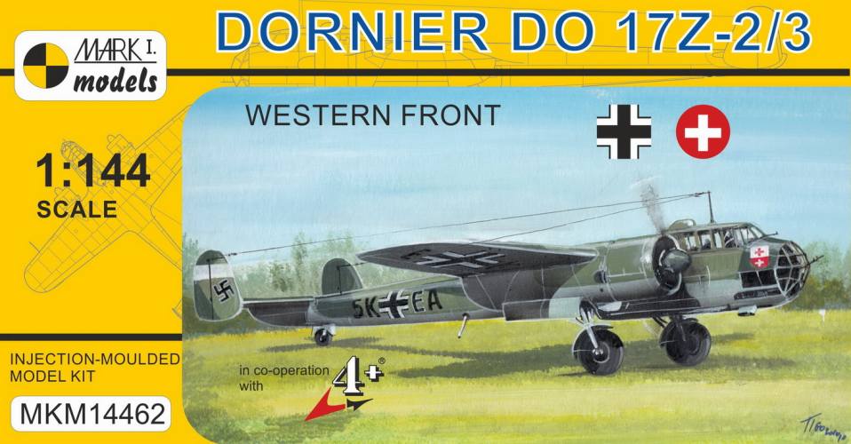 MARK I MODELS 1/144 14462 DORNIER DO 17Z-2/3 WESTERN FRONT