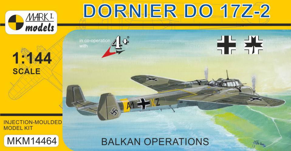 MARK I MODELS 1/144 14464 DORNIER DO 17Z-2 BALKAN OPERATIONS