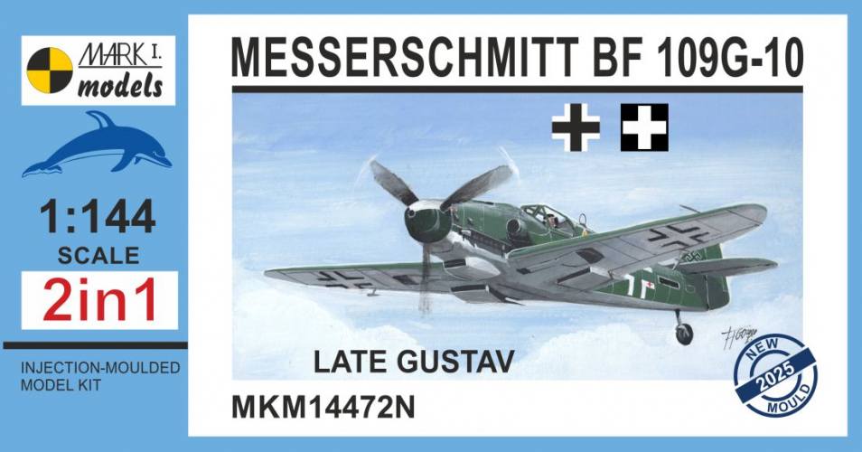 MARK I MODELS 1/144 14472N MESSERSCHMITT BF 109G-10 LATE GUSTAV