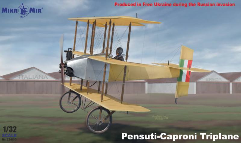 MICRO-MIR 1/32 32-005 PENSUTI CAPRONI TRIPLANE