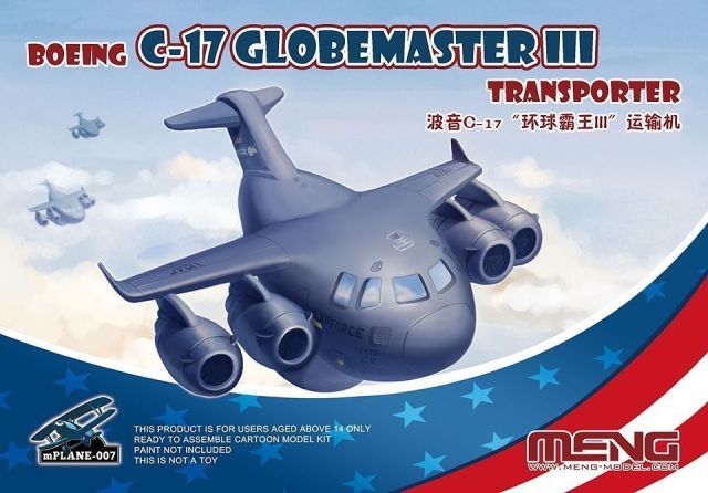 MENG  007 BOEING C-17 GLOBEMASTER III TRANSPORTER