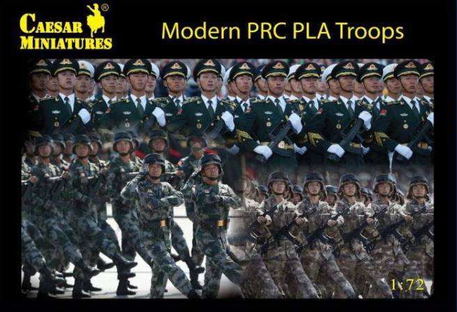 CAESAR MINATURES 1/72 105 MODERN PRC PLA TROOPS 