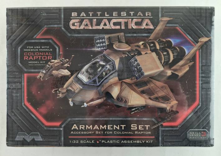 MOEBIUS 1/32 968 BATTLESTAR GALACTICA ARMAMENT SET ACCESSORY SET FOR COLONIAL RAPTOR