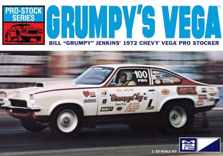 MPC 1/25 877 1972 BILL GRUMPY JENKINS  CHEVY VEGA - GRUMPYS VEGA