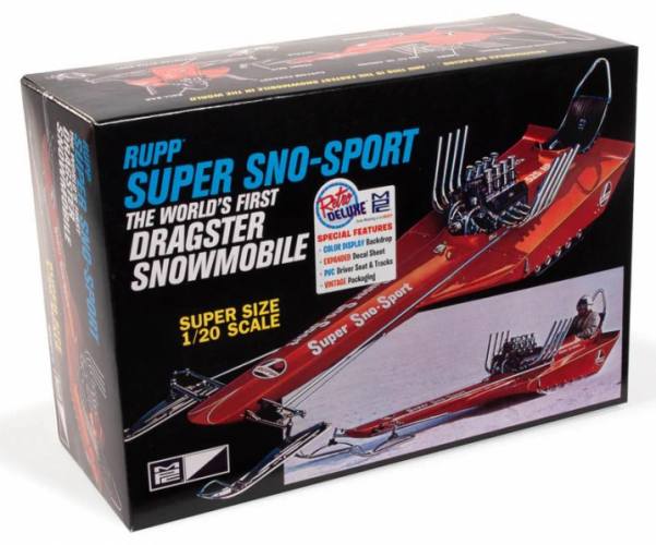 MPC 1/20 961 RUPP SUPER SNO-SPORT DRAGSTER SNOWMOBILE