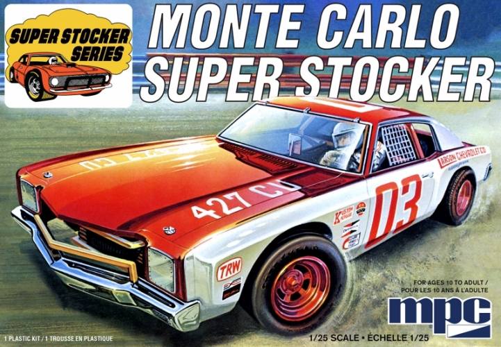 MPC 1/25 962 1971 CHEVROLET MONTE CARLO SUPER STOCKER