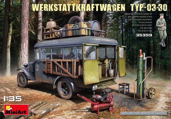 MINIART 1/35 35359 WERKSTATTKRAFTWAGEN TYP-03-30