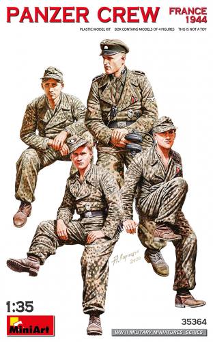 MINIART 1/35 35364 PANZER CREW FRANCE 1944
