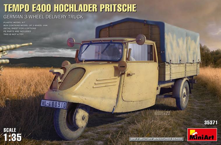MINIART 1/35 35371 TEMPO E400 HOCHLADER PRITSCHE