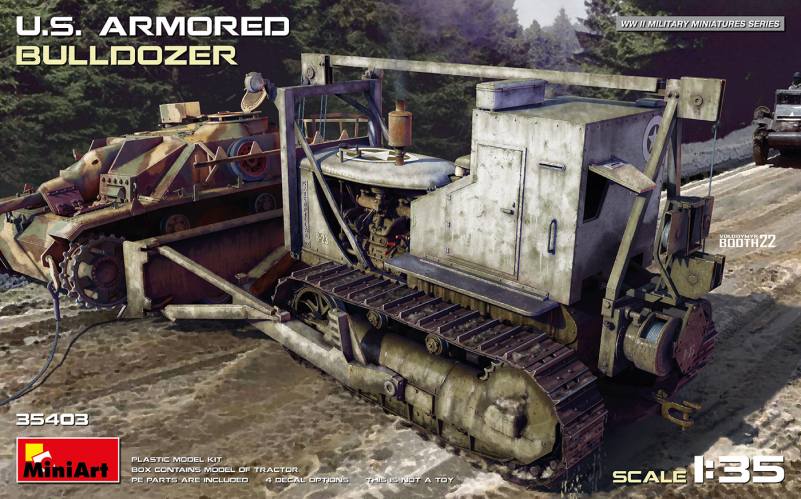 MINIART 1/35 35403 U.S. ARMORED BULLDOZER