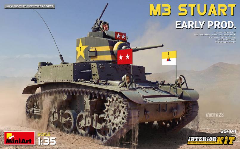 MINIART 1/35 35404 M3 STUART EARLY PRODUCTION
