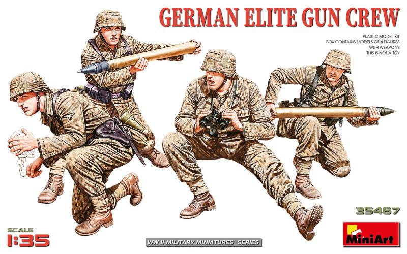 MINIART 1/35 35467 GERMAN ELITE GUN CREW